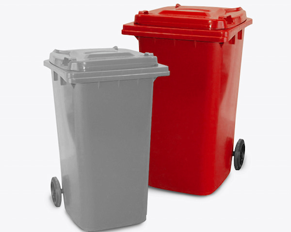 تصویر 3 از قیمت خرید سطل زباله پلاستیکی چرخ دار + فروش ویژه